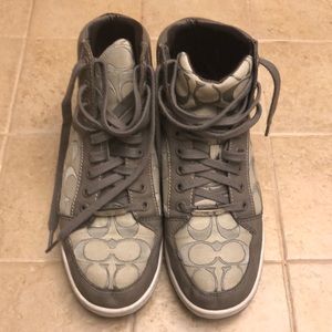 Coach high top sneakers